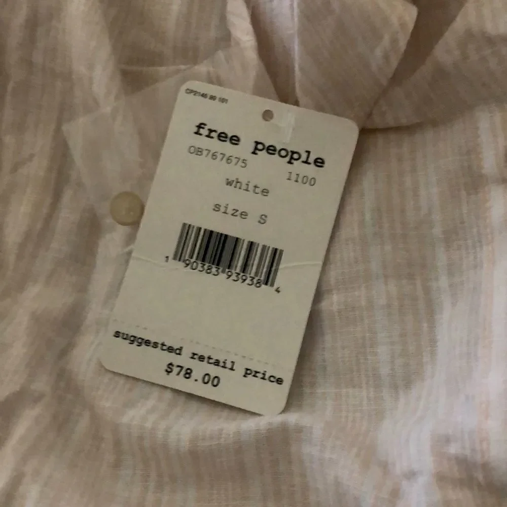 FREE PEOPLE NEW w/ Tags SMALL off the shoulder top